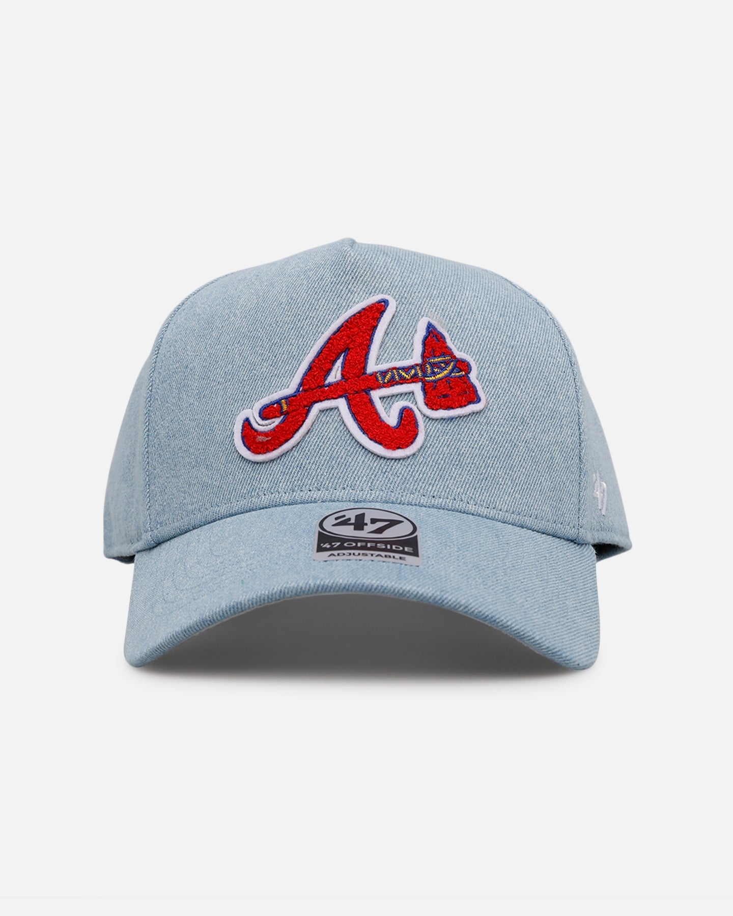 47 Brand Atlanta Braves 'Denim Chenille' 47 Offside Snapback Denim