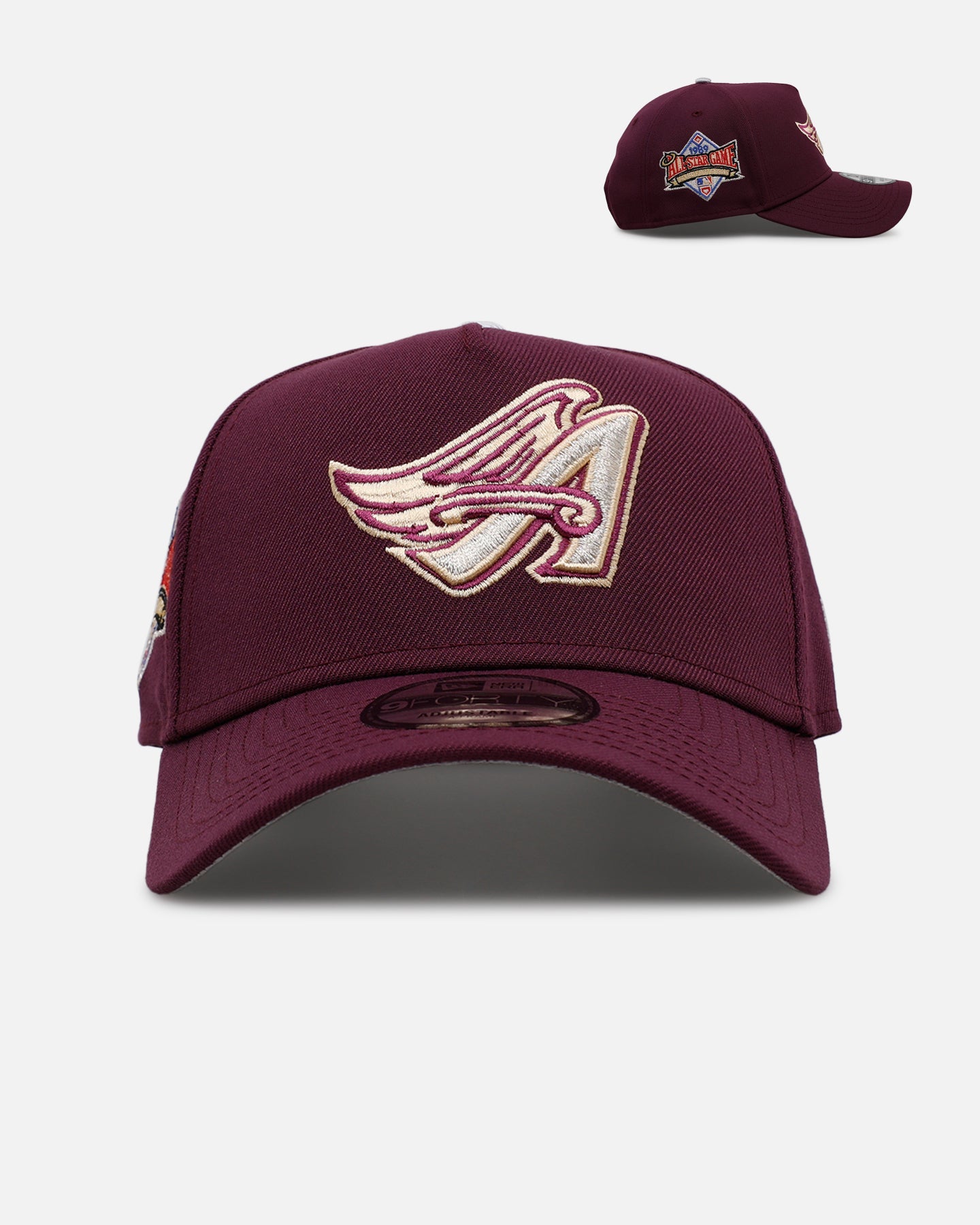 New Era Los Angeles Angels 'Plum' 9FORTY A-Frame Snapback Plum
