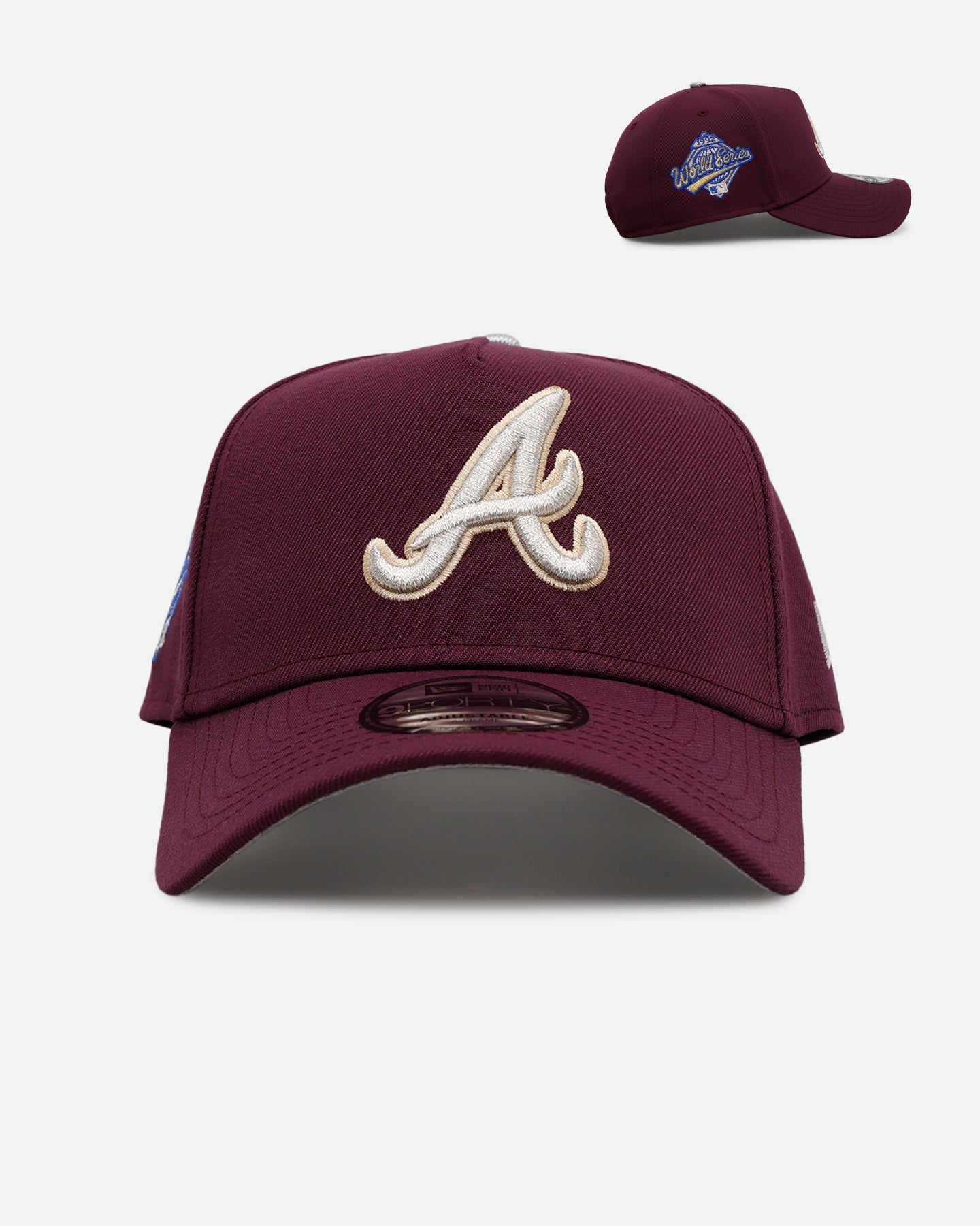 New Era Atlanta Braves 'Plum' 9FORTY A-Frame Snapback Plum