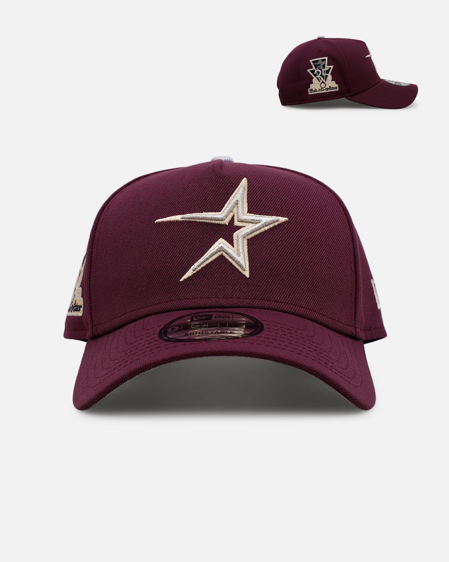 New Era Houston Astros 'Plum' 9FORTY A-Frame Snapback Plum