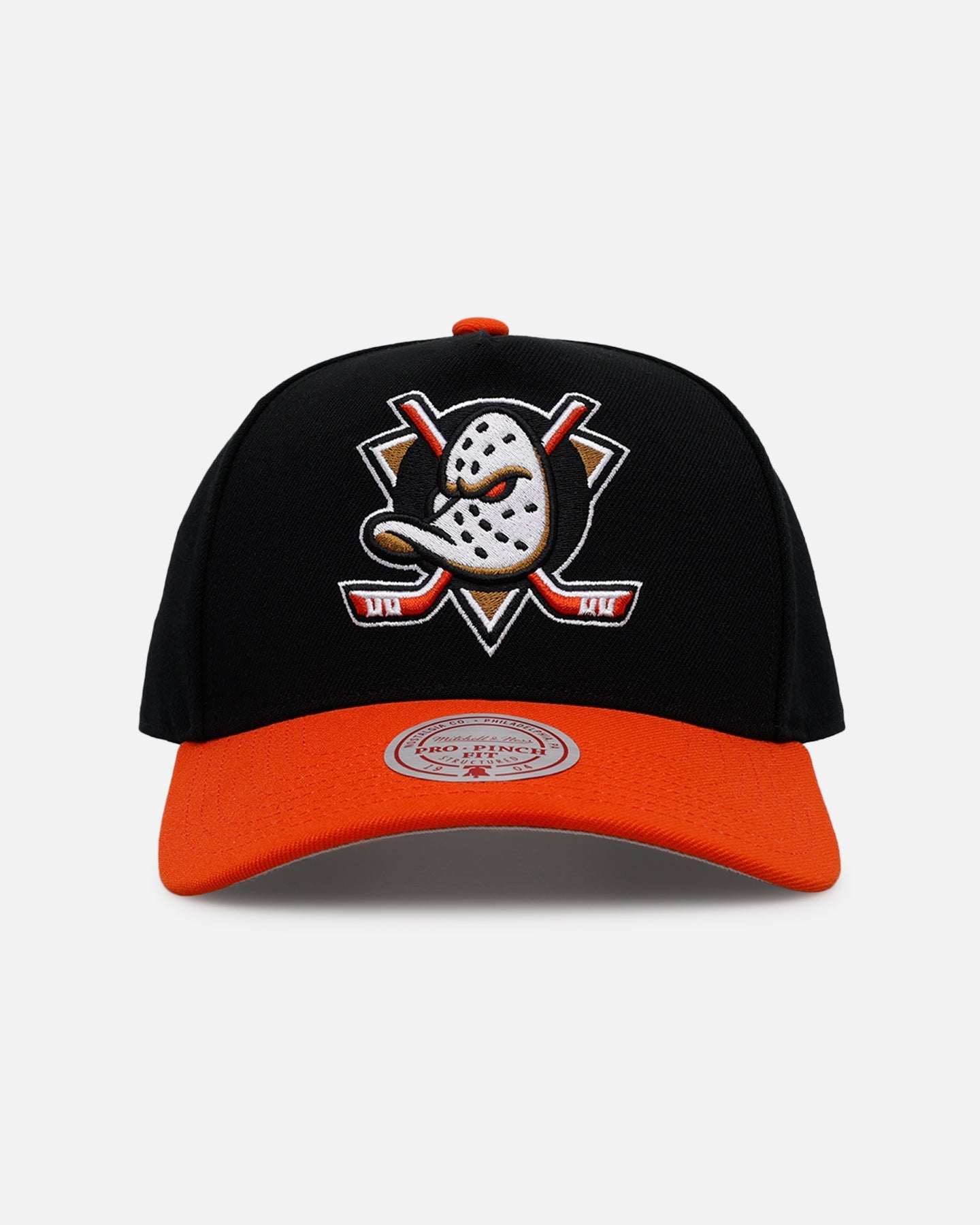 Mitchell & Ness Anaheim Ducks 'Ducks Variety Pack' Pro Pinch Snapback Black/Orange