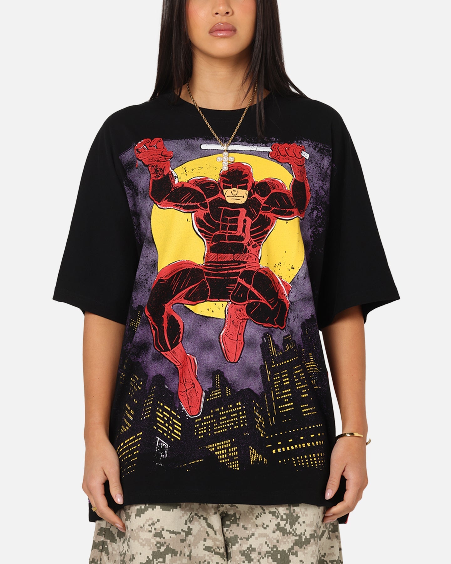 73Studio Marvel Daredevil All Over Print T-Shirt Black