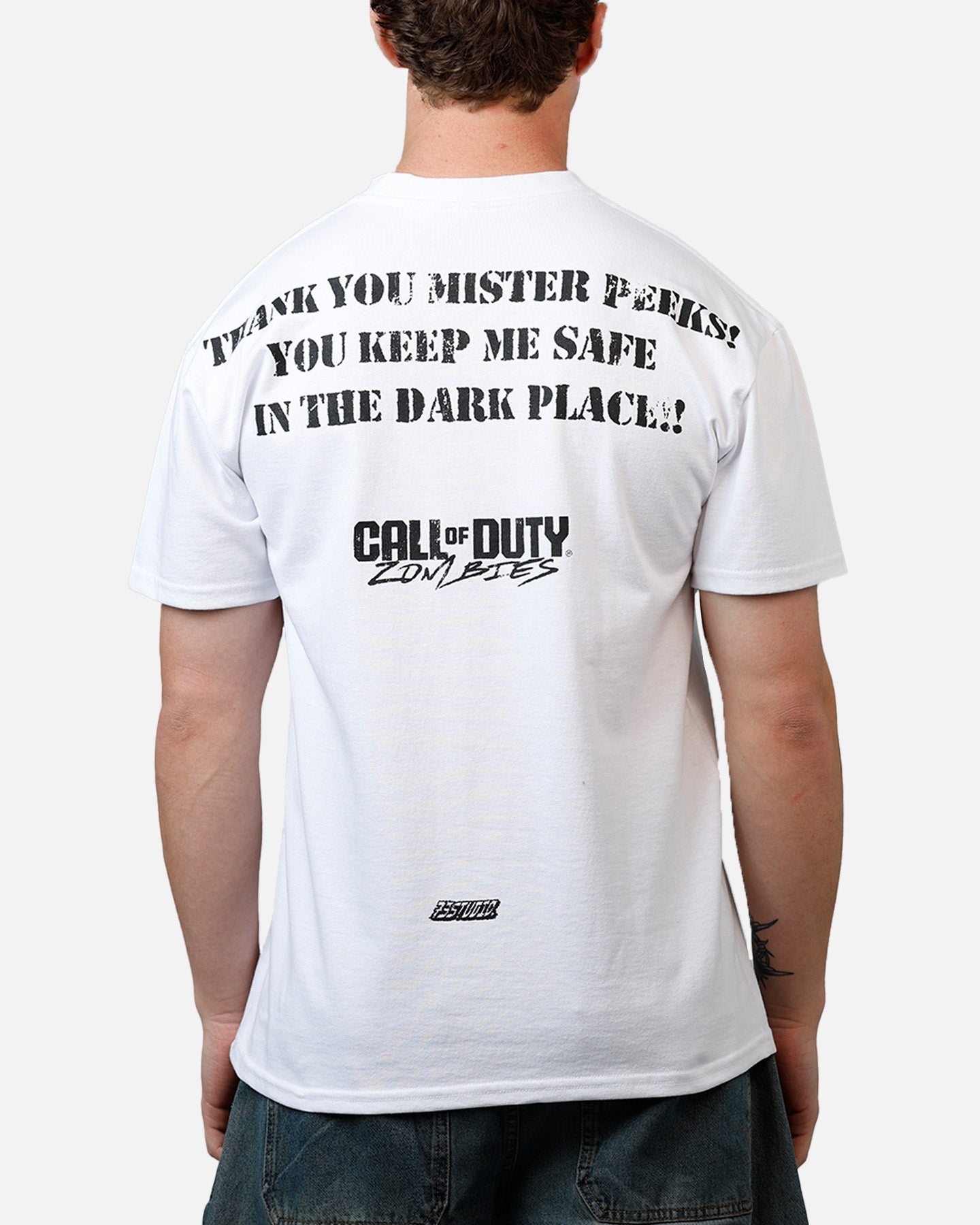 73 Studio X Call Of Duty Mister Peeks Zombies T-Shirt White