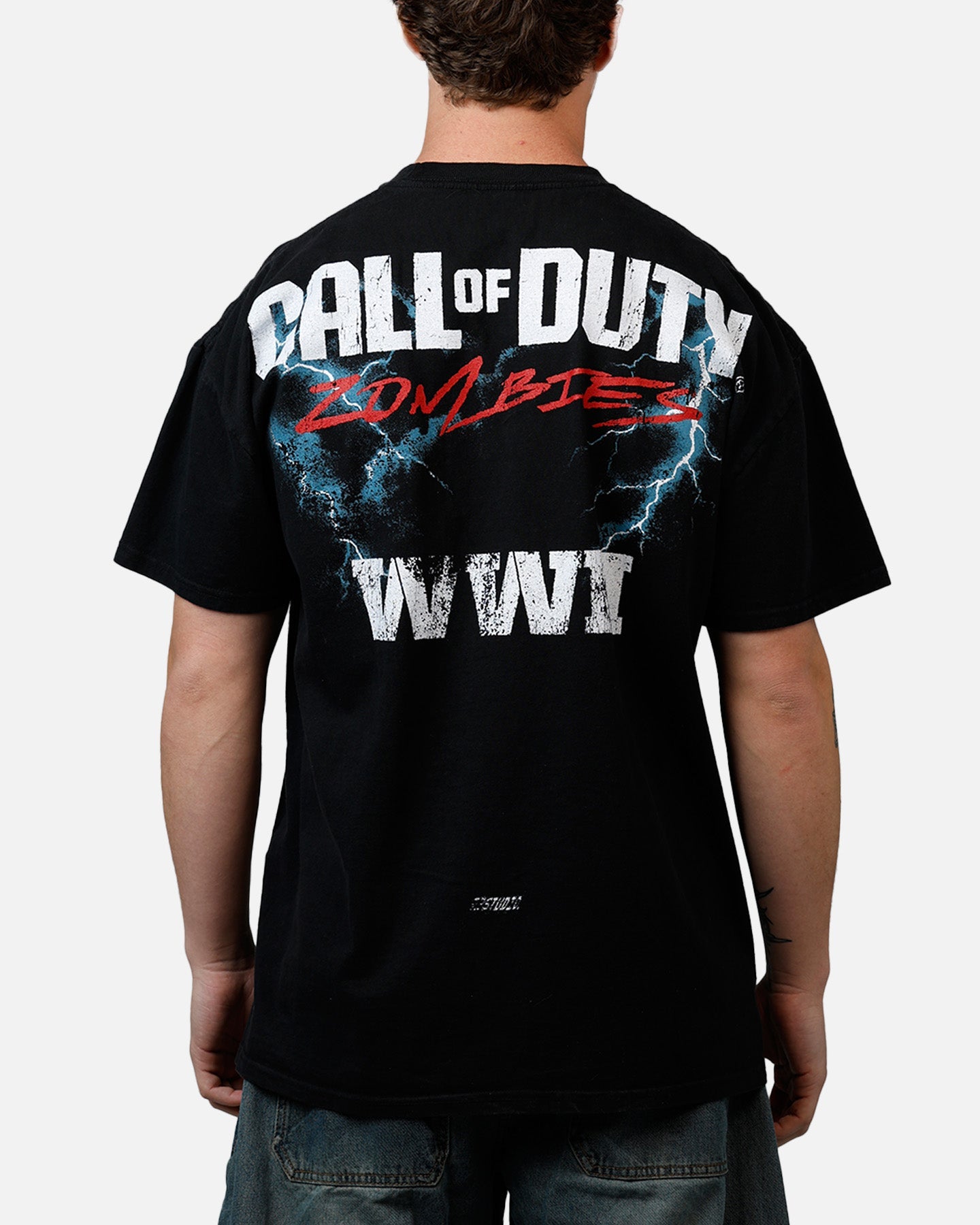 73 Studio X Call Of Duty WWII Tesla Zombies T-Shirt Black