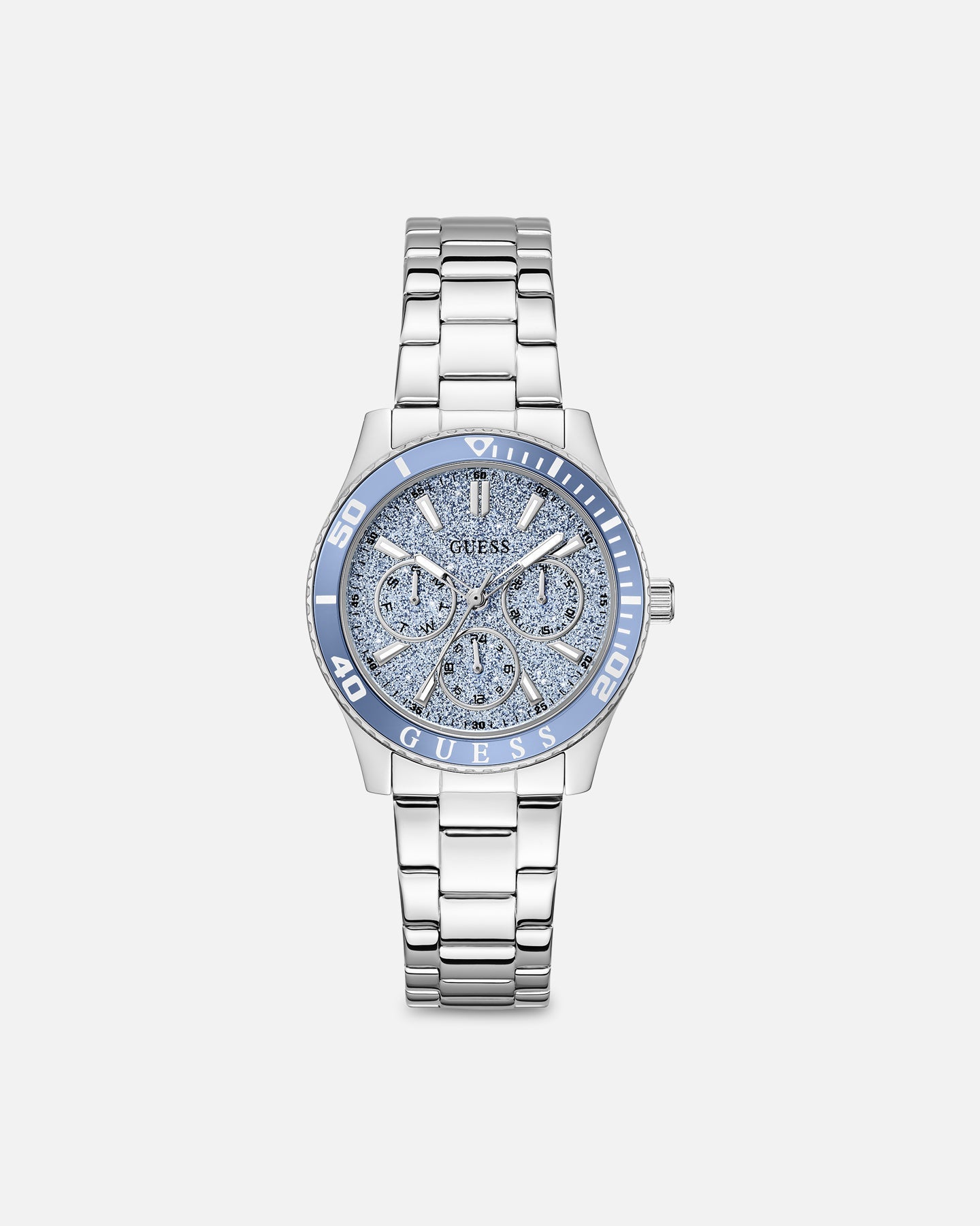 Guess Mainline Mariana Watch Silver/Blue