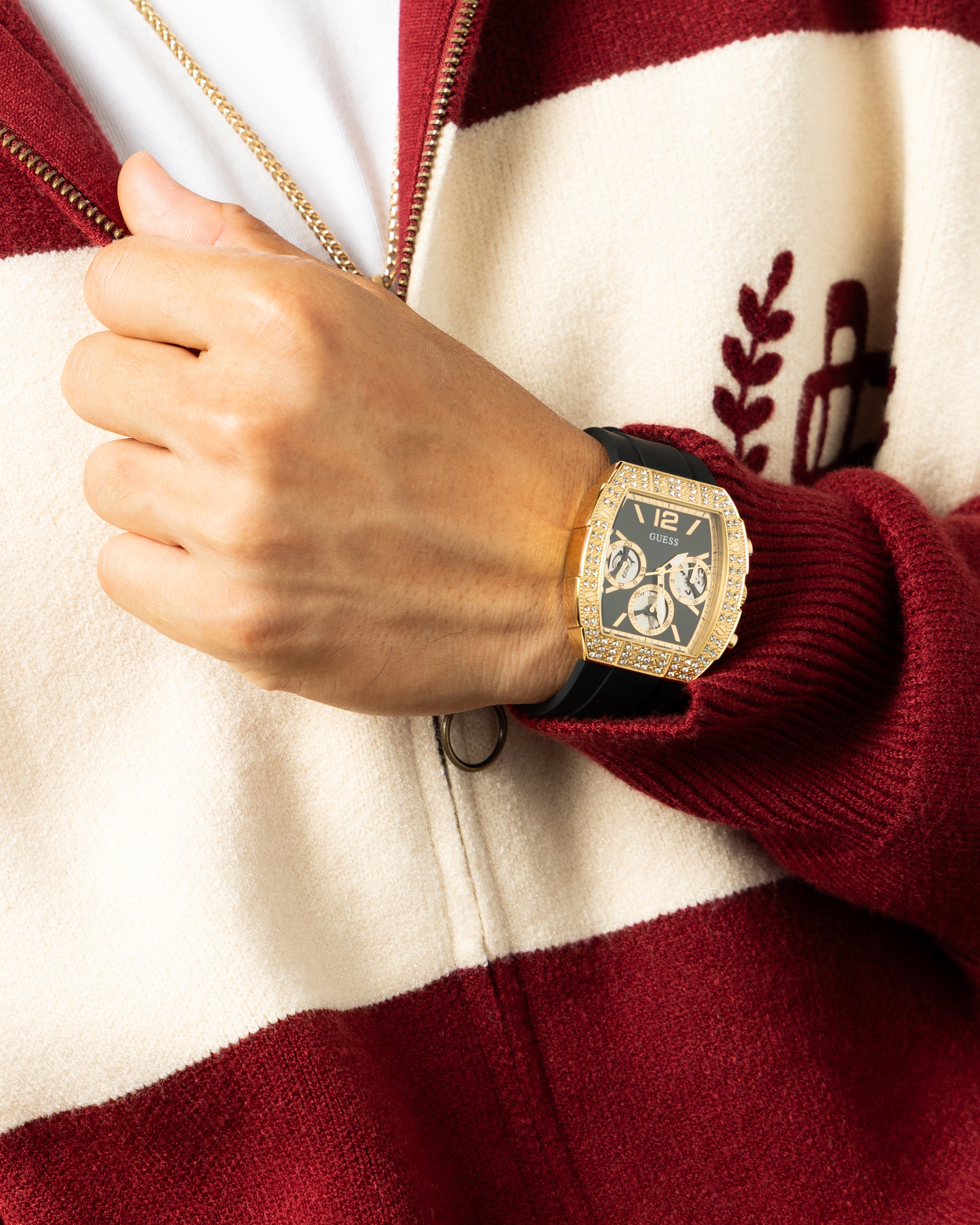 Guess Mainline Phoenix Watch Black/Gold