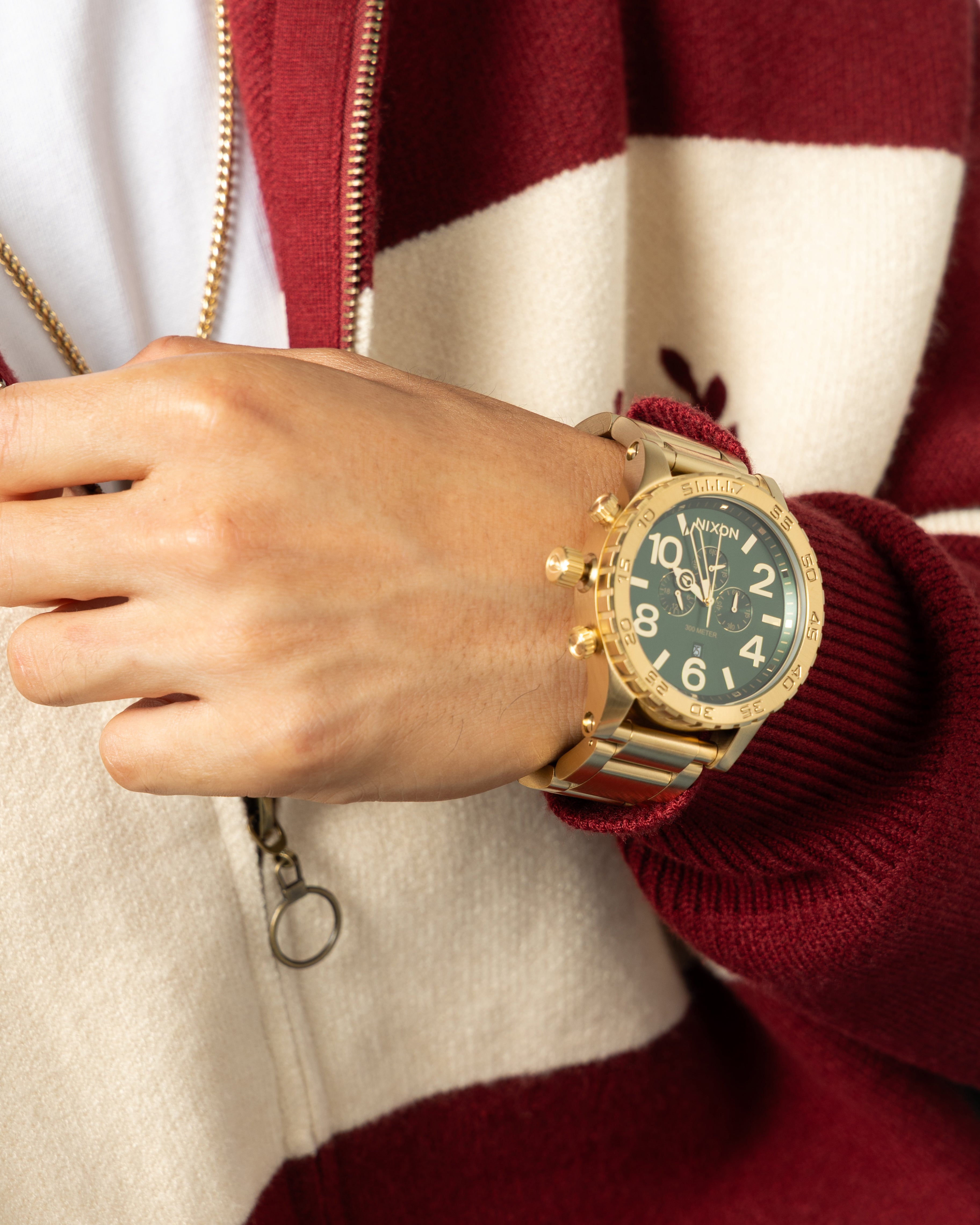 Nixon 51-30 Chrono Gold/Green